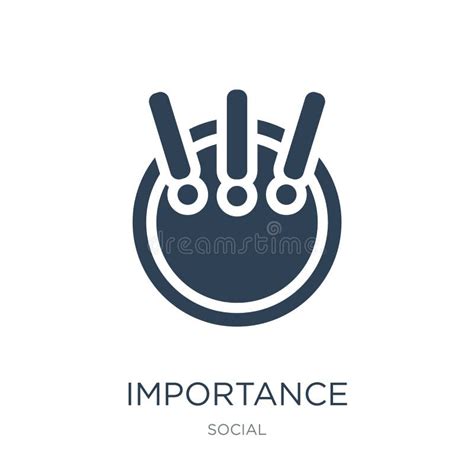 Importance Icon In Trendy Design Style Importance Icon Isolated On