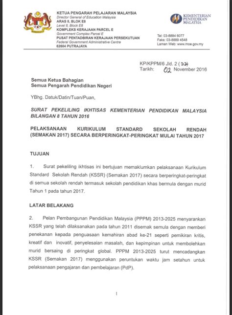 Check 'surat pekeliling' translations into english. Majlis Guru Besar Selangor: Surat Pekeliling Ikhtisas KPM ...