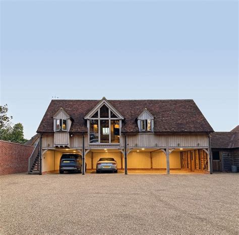 prime oak ltd on instagram “this stunning two storey garage has guest accommodation above