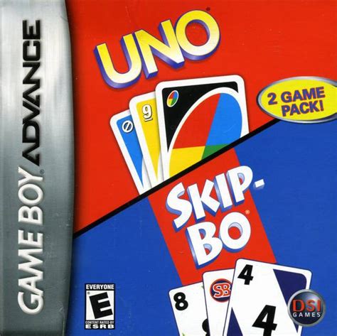 Gameboy Advance 2 In 1 Uno Skip Bo Us Import Neu And Ovp
