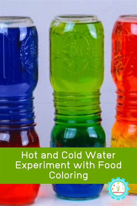 How To Do The Hot And Cold Water Density Experiment Elementary Stem
