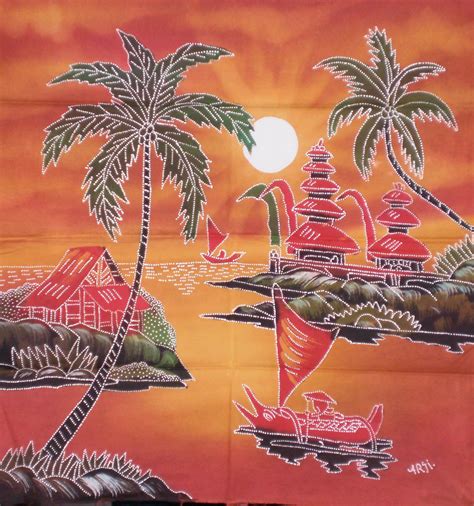 Lukisan Batik Mudah - Nehru Memorial