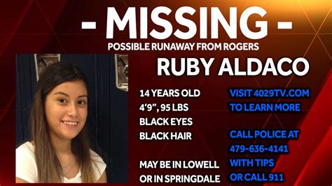 Rogers Police Say 14 Year Old Missing Girl Has Been Found