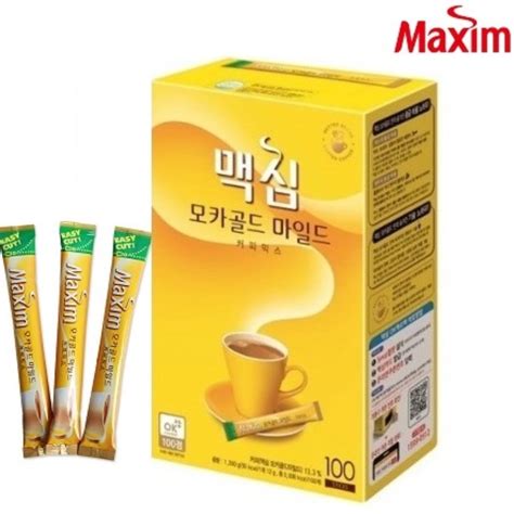 Dongsuh Maxim Mocha Gold Mild Coffee Mix 100pks