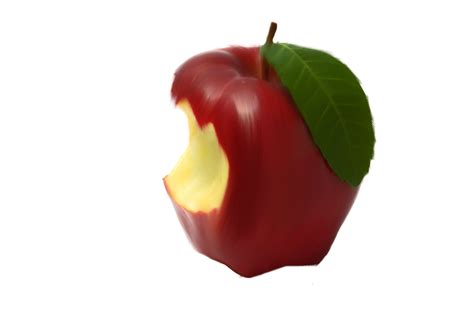 Bitten Apple Png By Moonglowlilly On Deviantart