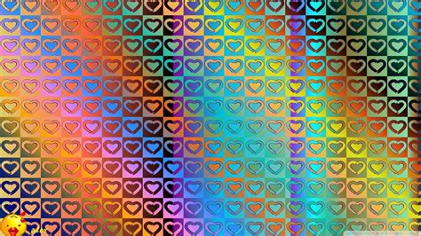 Colorful Hearts Wallpaper 66 Images