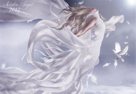 Hd Wallpaper 2012 Sarita Angel Digital Wallpaper The Sky Girl