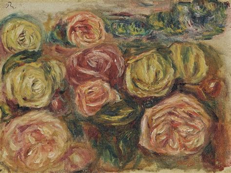 Pierre Auguste Renoir 1841 1919 Roses Et Paysage Christies