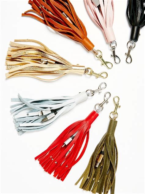 American Made Statement Fringe Leather Keychain That Also Doubles As An