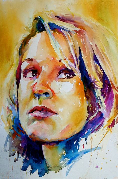 Portrait Watercolor That Makes Me Want To Dig Out My Paints Watercolor