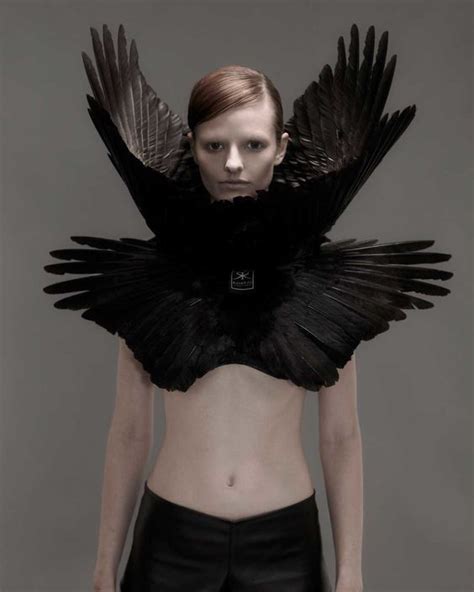 🎈 Fallen Angels Bird Fashion Macabre Fashion Feather Fashion