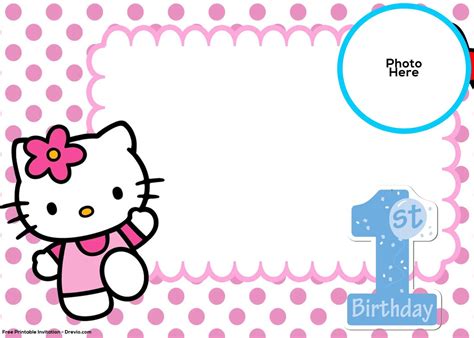 Hello Kitty Birthday Card Template Free