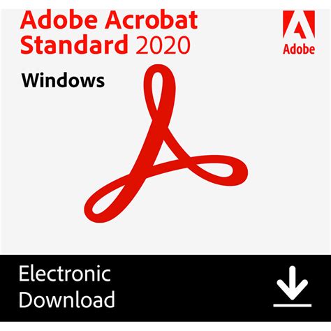 Adobe Acrobat Standard Windows Download B H