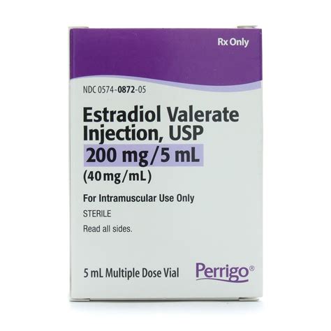 Estradiol Valerate 40mgml Mdv 5ml Vial Mcguff Medical Products