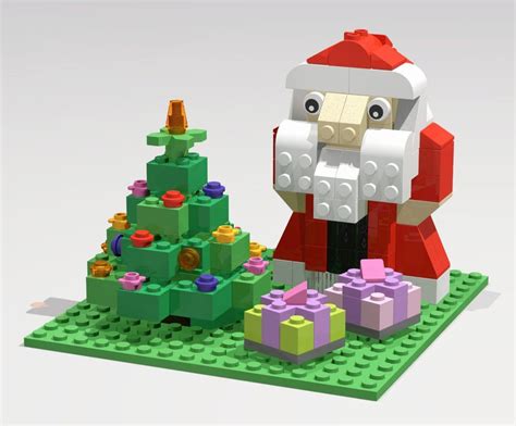 Lego Moc 10698 Christmas Scene By Moe Brickman Rebrickable Build