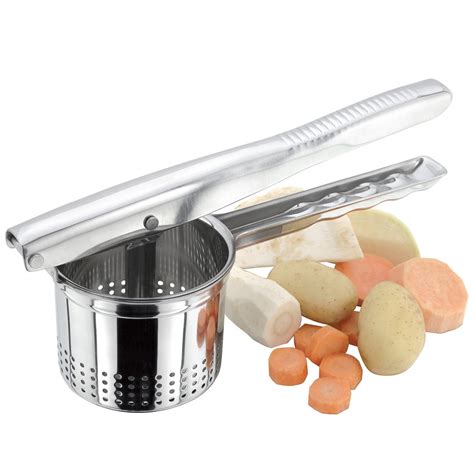 Other hacky hacks for this recipe miss that point and add over an hour to the preparation process by preheating an oven and baking the potatoes, all while hungry stomachs are growling on the sidelines. Potato Ricer versus Potato Masher | Barkers Wexford