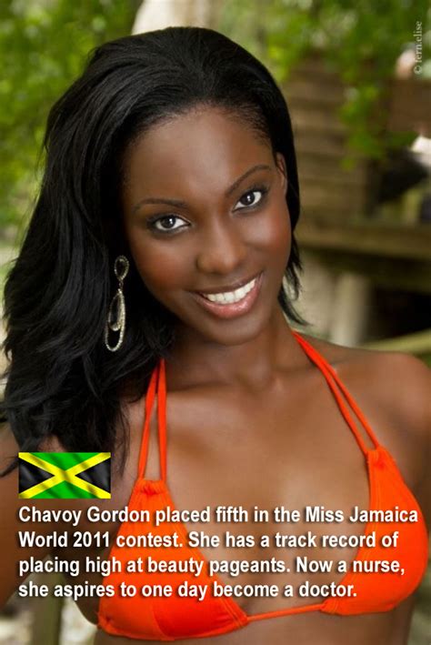 Rulabrownnetwork Rbn A Jamaican Woman Chavoy Gordon Is One Of Of The Most Stunningly