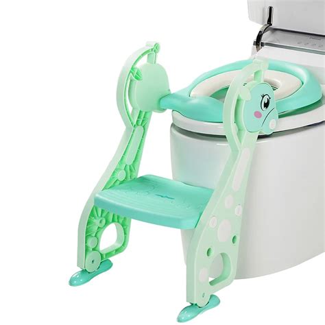 Baby Toddler Step Stools Folding Baby Potty Training Toilet Chair Soft