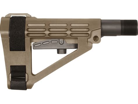 Sb Tactical Sba4 Pistol Stabilizing Brace Collapsible Ar 15 Flat Dark