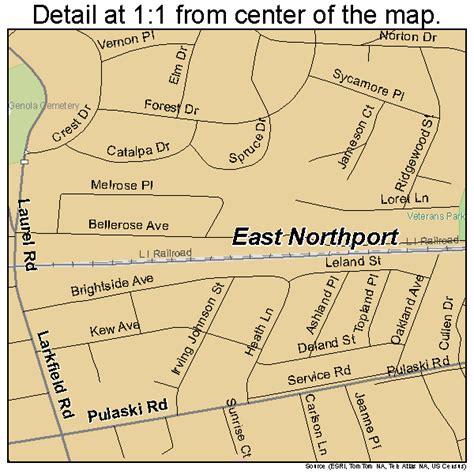 East Northport New York Street Map 3622612