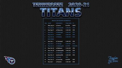 The browser you are using is no longer supported on this site. 2020-2021 Tennessee Titans Wallpaper Schedule