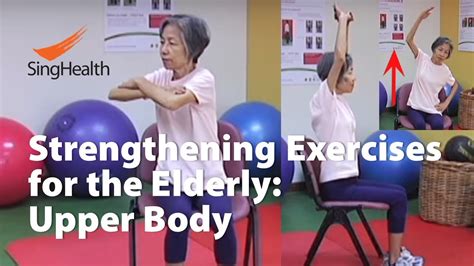Strengthening Exercises For The Elderly Part 1 Of 2 Upper Body