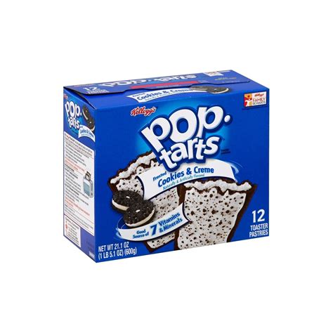 kellogg spop tarts frosted cookies and crème pastries 12ct 20 31oz cookie frosting pop tarts