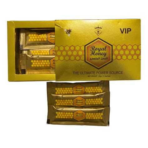 2 Packs Of Royal Honey For Men Gold 12 Sachets 20 G