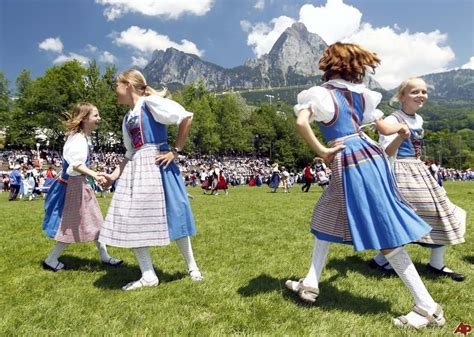 Switzerland Costumes Around The World Switzerland Stock Photos People