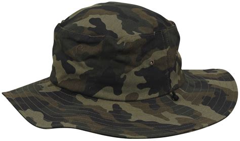 Clothing Mens Accessories Quiksilver Bushmaster Safari Hat Camo Large