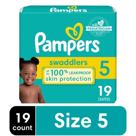 Pampers Swaddlers Active Baby Diaper Size 5 19 Ct Fred Meyer