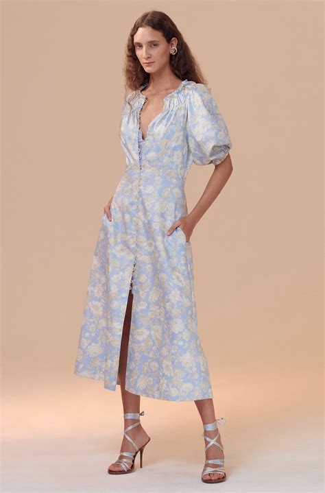 Rebecca Taylor Satin Leaf Fleur Dress What To Wear To A Graduation Outfits For Guests And