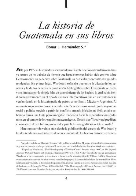 Resumen La Historia De Guatemala En Sus Libros Docshistoria Udocz