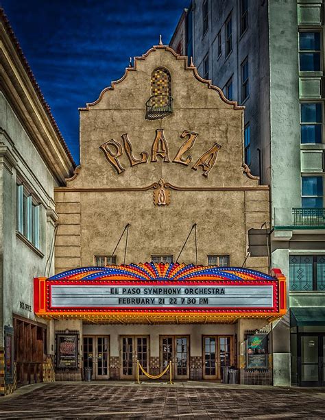 El Pasos Plaza Theatre Photograph By Mountain Dreams