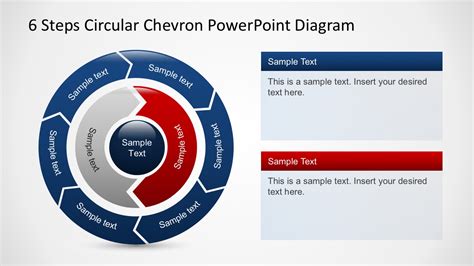 Editable Powerpoint Chevron Diagram With Segments Slidemodel My XXX