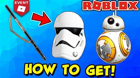 Event How To Get Stormtrooper Helmet Reys Staff And Bb 8 Roblox