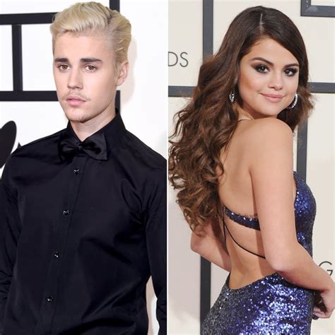 Justin Bieber And Selena Gomez At The Grammys Celebrity Exes At Award Shows 2016 Popsugar