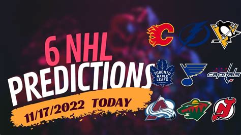 6 Nhl Bets Today Nhl Predictions Today Nhl Picks Today Nhl Dfs Nhl Betting Picks Free Nhl