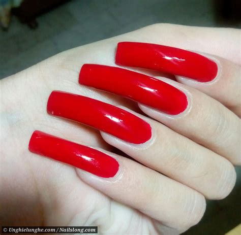 perfect nails gorgeous nails pretty nails long red nails long acrylic nails long
