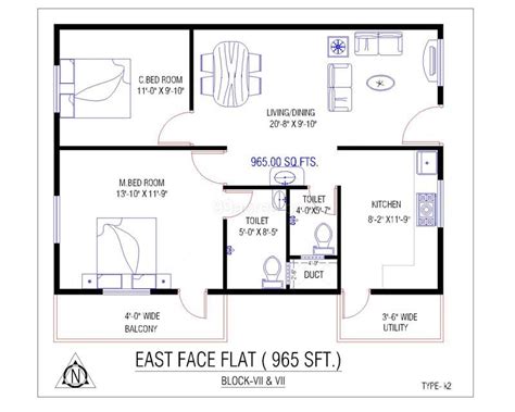 900 Sq Ft House Plans East Facing 2bhk 30x30 Sq Youtu May 2024 House