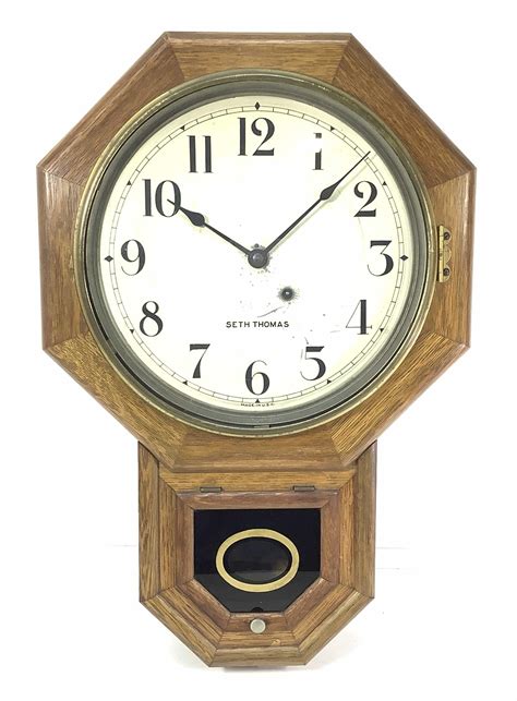 Lot Vintage Seth Thomas Wall Clock