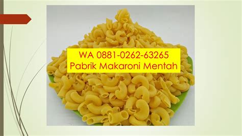 Pada tahun 2015 agar lebih diterima oleh masyarat badan hukum kami bertransformasi dari pd ke cv. TERMURAH!!! WA 0819-3432-4990, Pabrik Makaroni Mentah ...