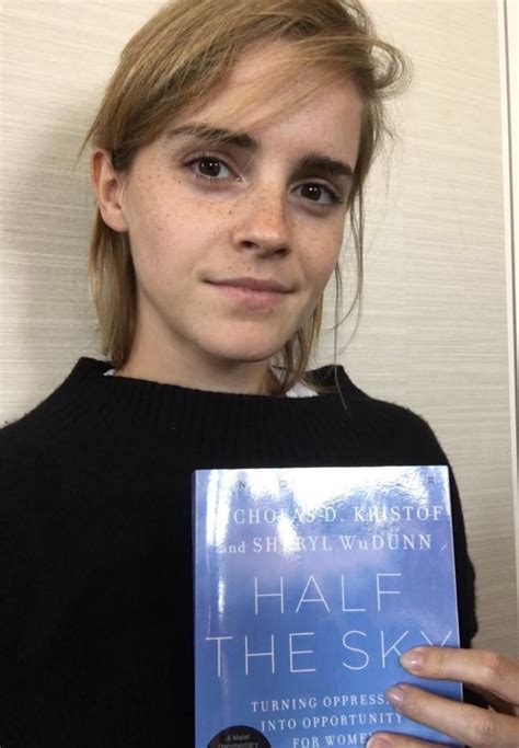Natural With Freckles Emmawatson