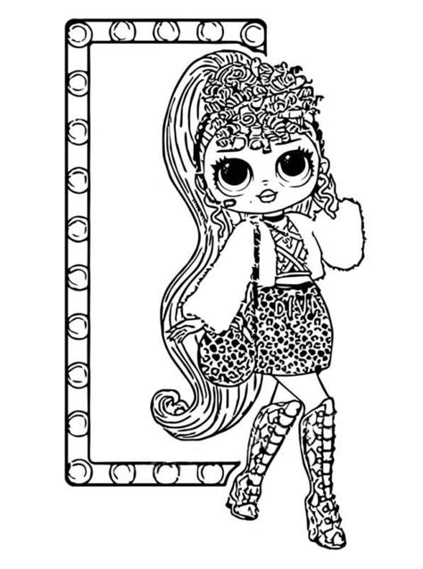 Lol Surprise Omg Dolls Coloring Pages Print New Dolls Images And