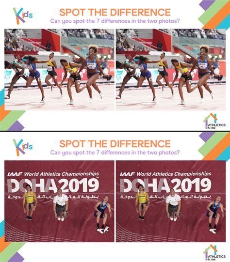 Athleticshome Spot The Difference Series World Athletics