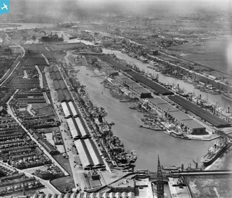 The Royal Albert And King George V Docks North Woolwich 1928 London