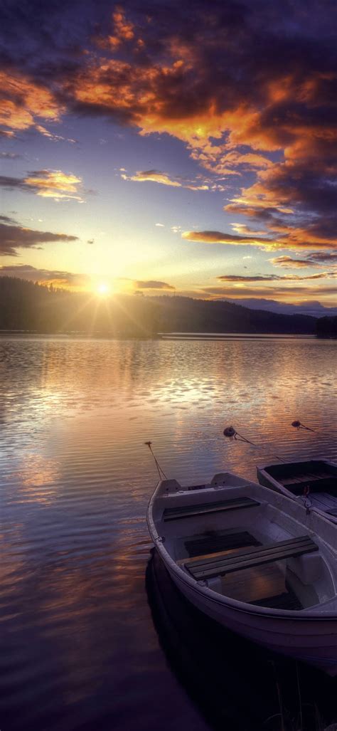 Amazing Sunset Boating 1080×2340 Webrfree