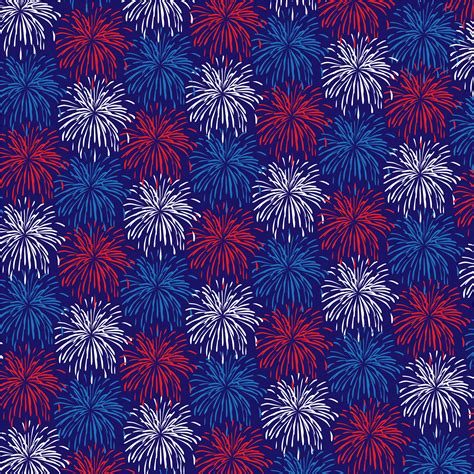 Red White Blue Fireworks Background Pattern 426181 Vector Art At Vecteezy