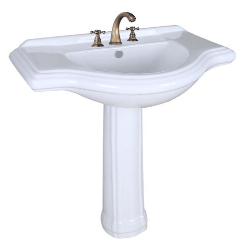 Large Pedestal Sink Bathroom Console 8 Widespread 34 W