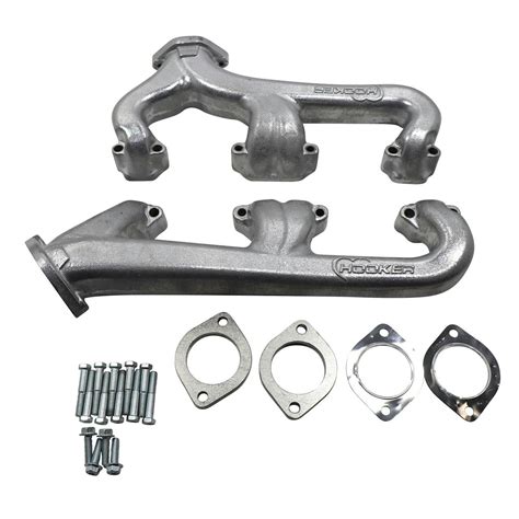 Hooker 8525 1hkr Sb Chevy Exhaust Manifolds 2 12 Inch Silver